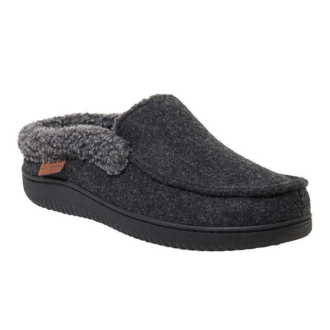 Dearfoams Mens Slipper Size Medium 910 Large 1112 Black Brand New